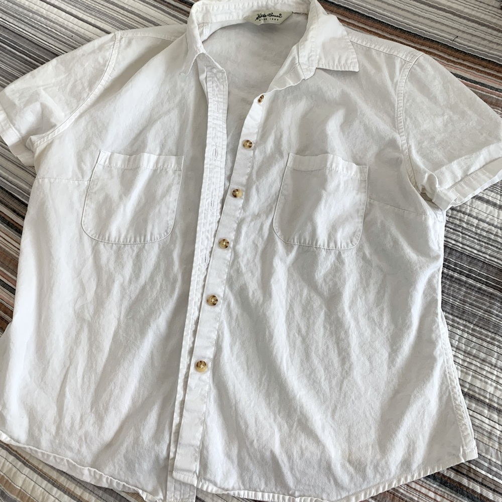 Eddie Bauer Women Mountain Short-Sleeve Camp Shirt